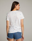 Americana Stars Crew Neck Tee WOMENS chaserbrand