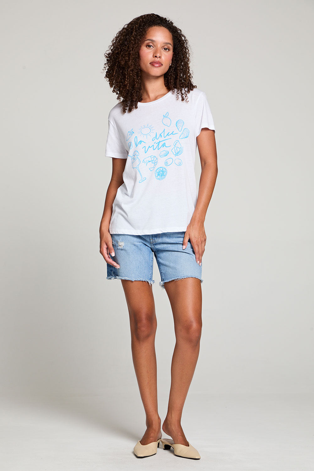 La Dolce Vita Icons Crew Neck Tee WOMENS chaserbrand