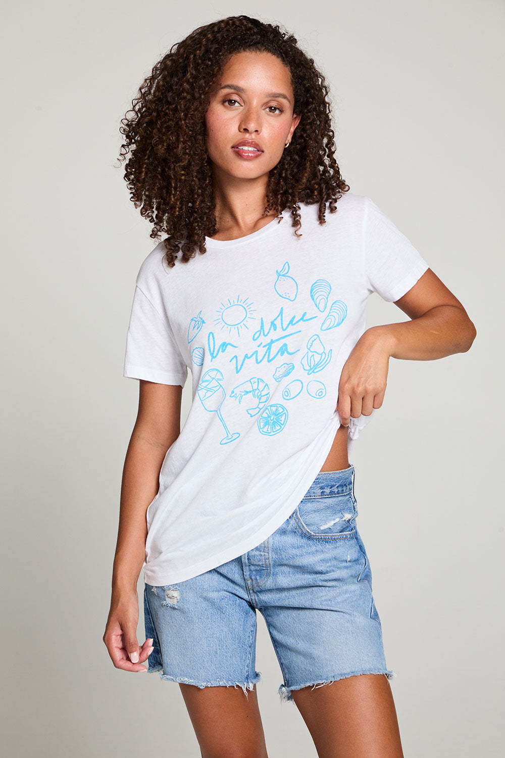La Dolce Vita Icons Crew Neck Tee WOMENS chaserbrand