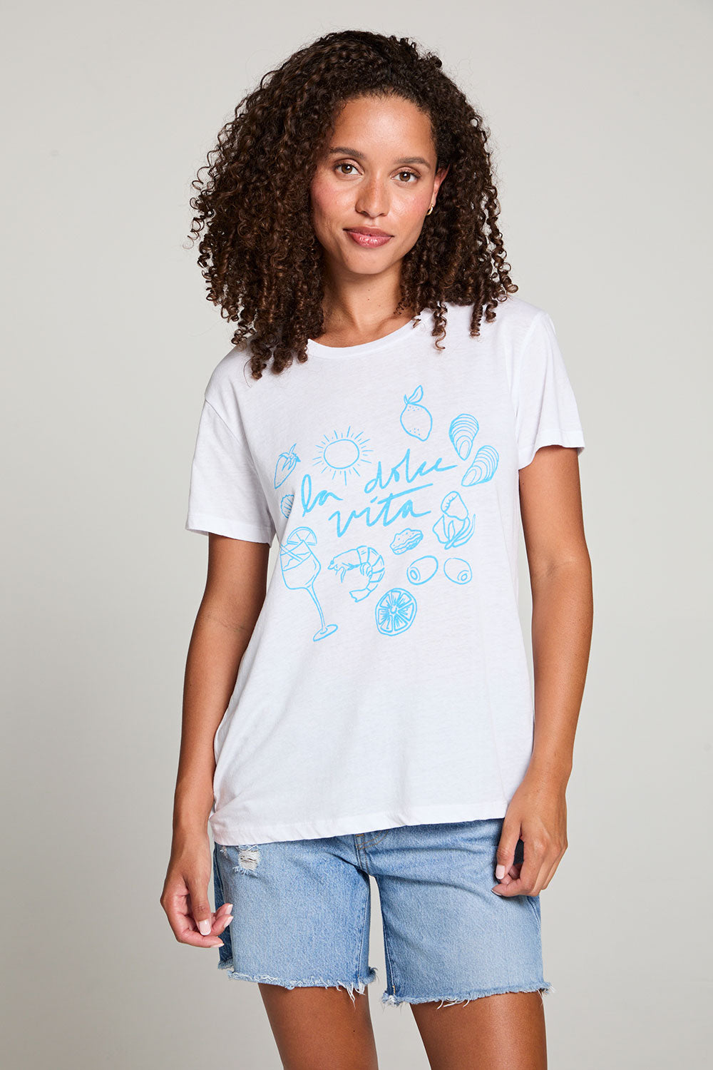 La Dolce Vita Icons Crew Neck Tee WOMENS chaserbrand