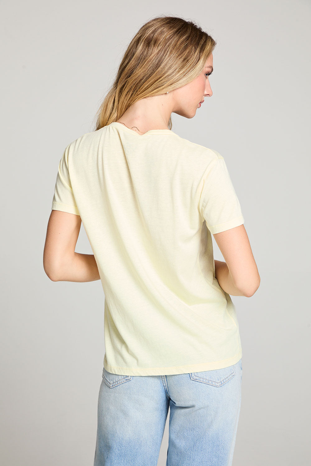Woodstock Peace Love Music Poster Crew Neck Tee WOMENS chaserbrand