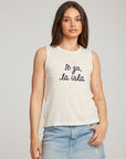 Ibiza Palm Muscle Tee WOMENS chaserbrand