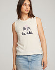 Ibiza Palm Muscle Tee WOMENS chaserbrand