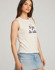 Ibiza Palm Muscle Tee WOMENS chaserbrand