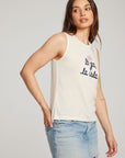 Ibiza Palm Muscle Tee WOMENS chaserbrand