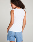 Malibu Ca Muscle Crop Tee WOMENS chaserbrand