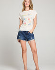 Painterly St Tropez Tee WOMENS chaserbrand