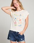 Painterly St Tropez Tee WOMENS chaserbrand