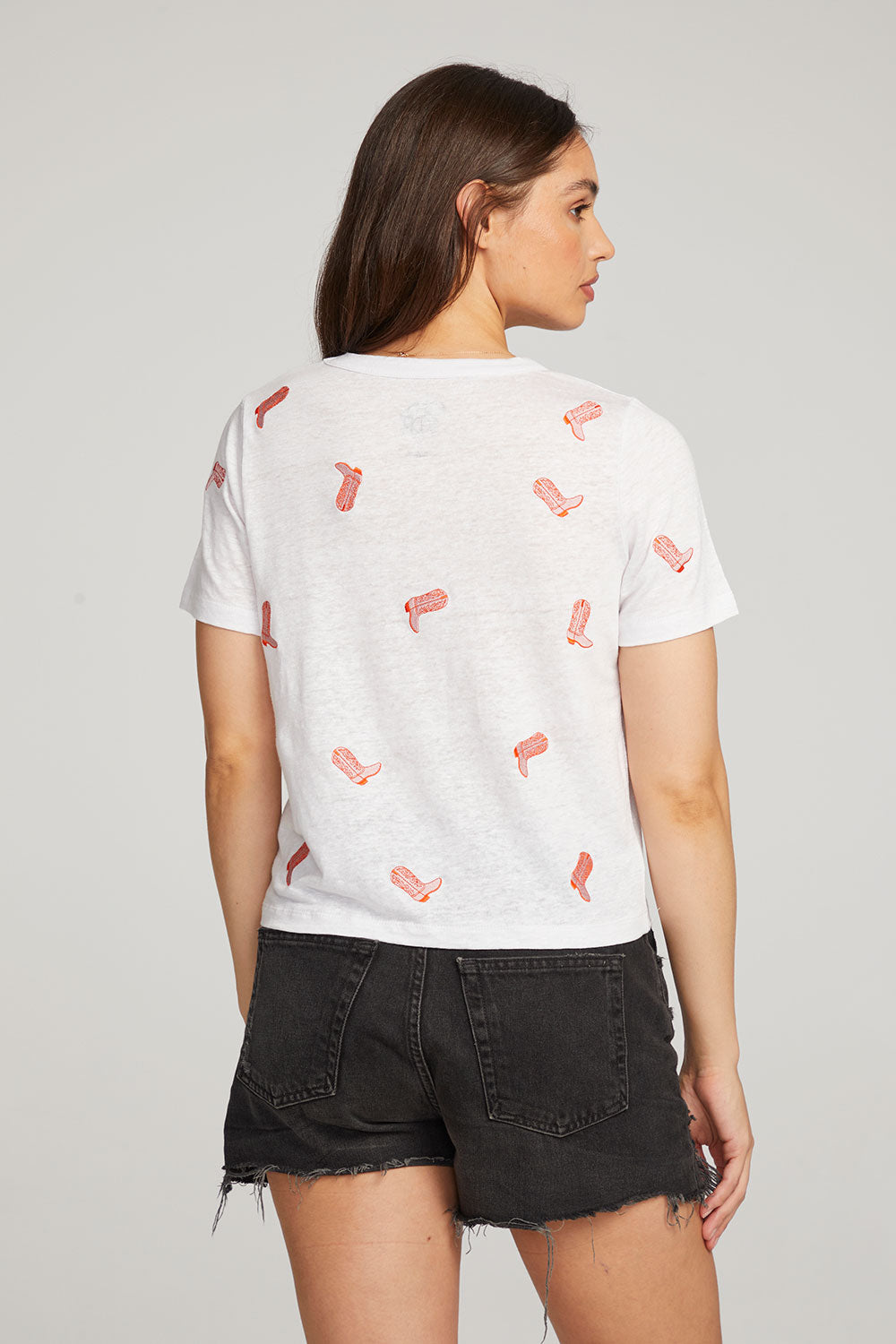 Allover Cowboy Boot Tee WOMENS chaserbrand