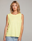 Raw Edge Lemon Muscle Tank WOMENS chaserbrand