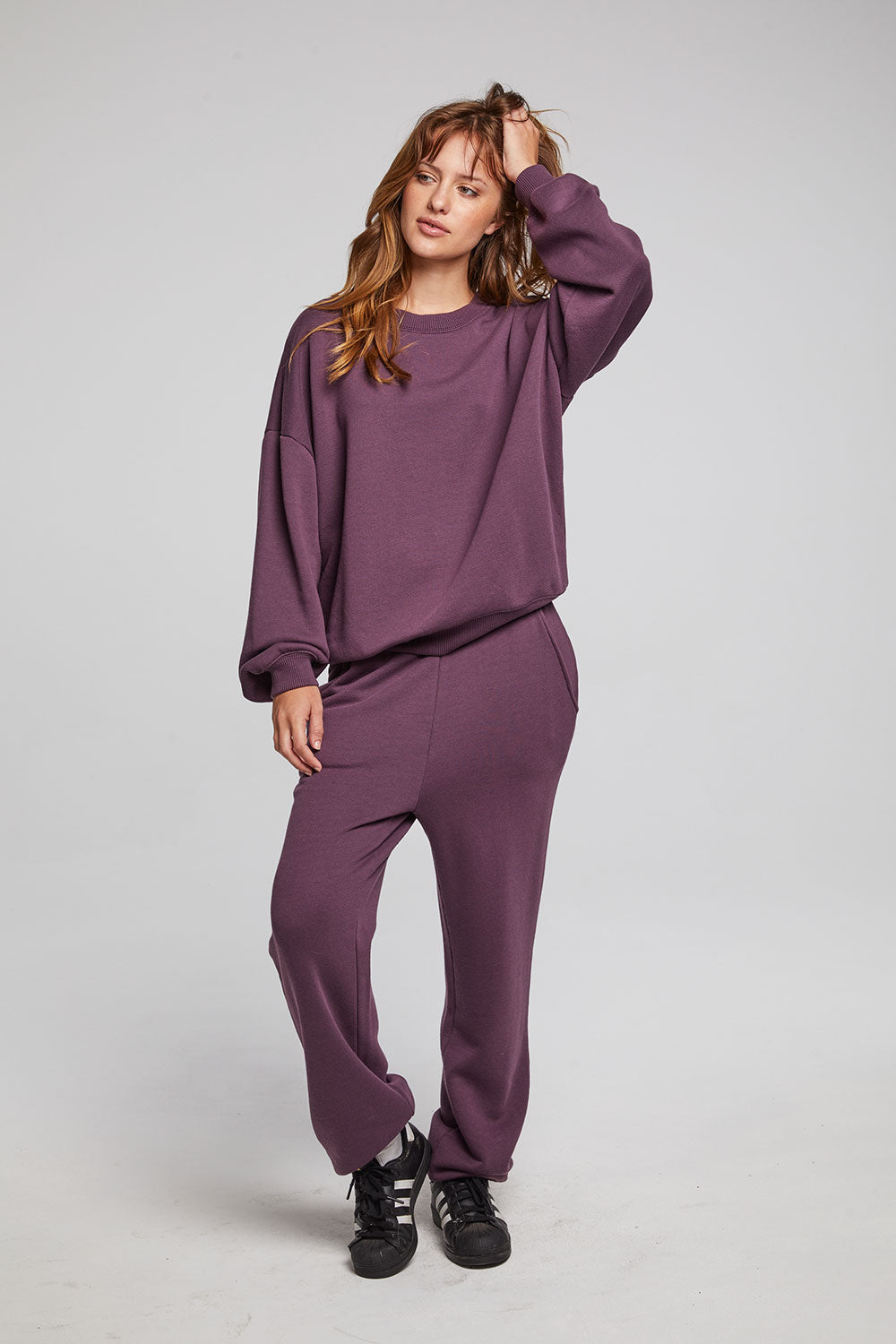 Casbah Plum Perfect Pullover WOMENS chaserbrand