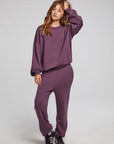 Casbah Plum Perfect Pullover WOMENS chaserbrand