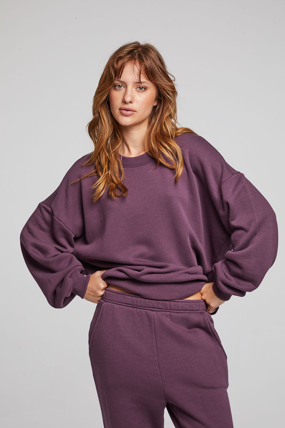 Casbah Plum Perfect Pullover WOMENS chaserbrand