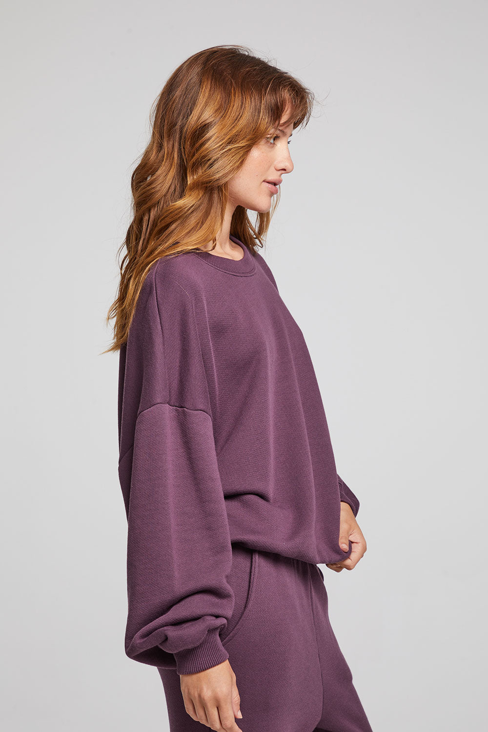 Casbah Plum Perfect Pullover WOMENS chaserbrand