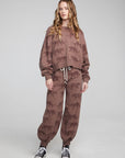 Allover Leopards Fleece Joggers WOMENS chaserbrand