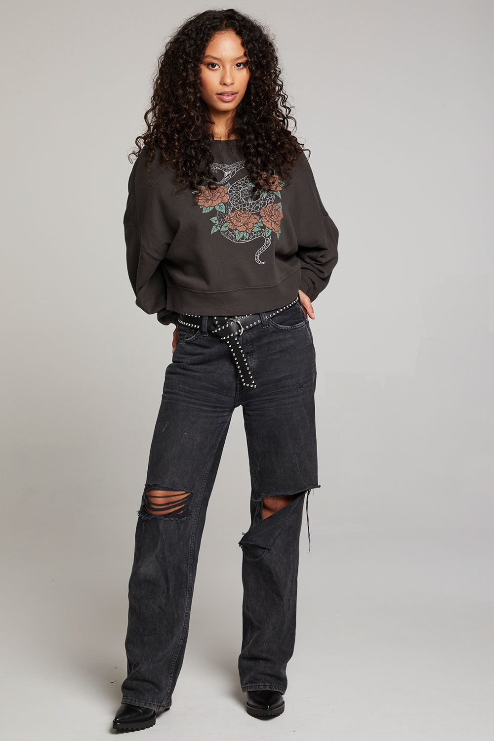 Snake & Roses Pullover WOMENS chaserbrand