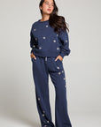 Daisy Embroidery Long Sleeve Pullover WOMENS chaserbrand