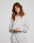 Scarlet Heather Grey Pullover WOMENS chaserbrand