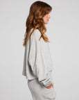 Scarlet Heather Grey Pullover WOMENS chaserbrand