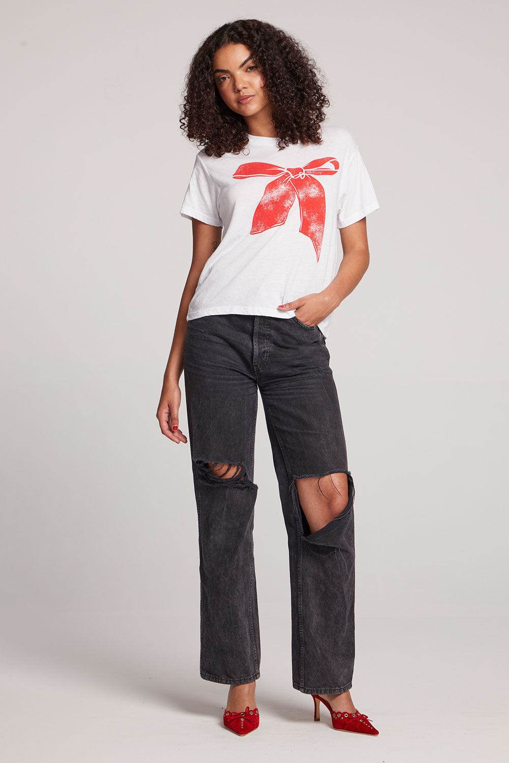 Red Bow Tee Womens chaserbrand
