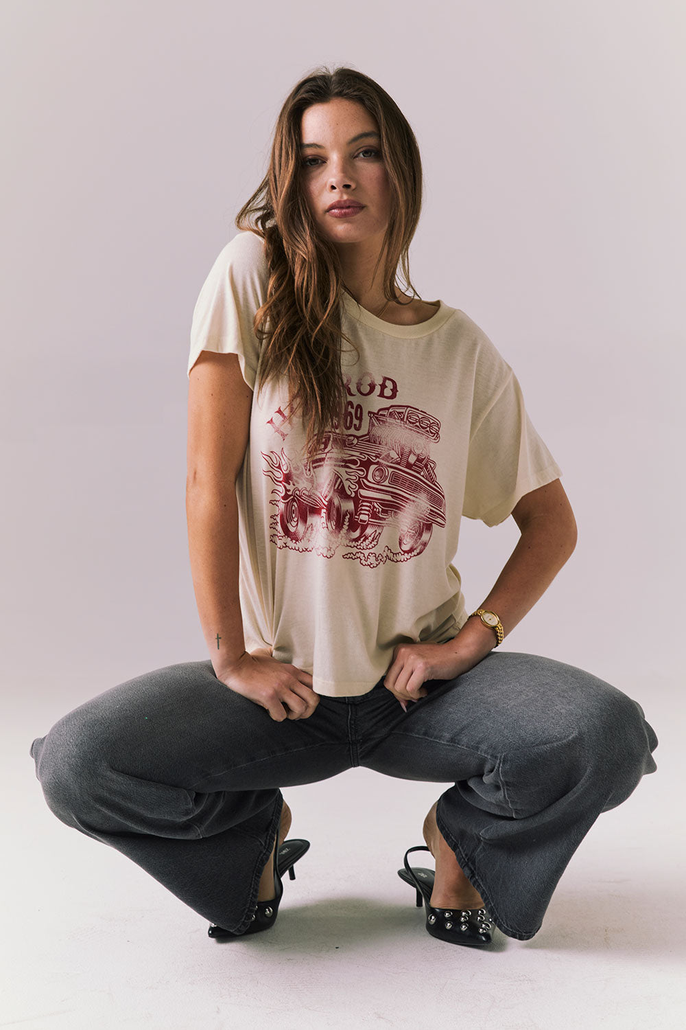 Vintage Car Tee Womens chaserbrand