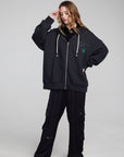 Space Embriodery Zip-up Hoodie WOMENS chaserbrand
