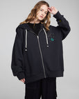 Space Embriodery Zip-up Hoodie WOMENS chaserbrand
