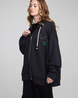 Space Embriodery Zip-up Hoodie WOMENS chaserbrand