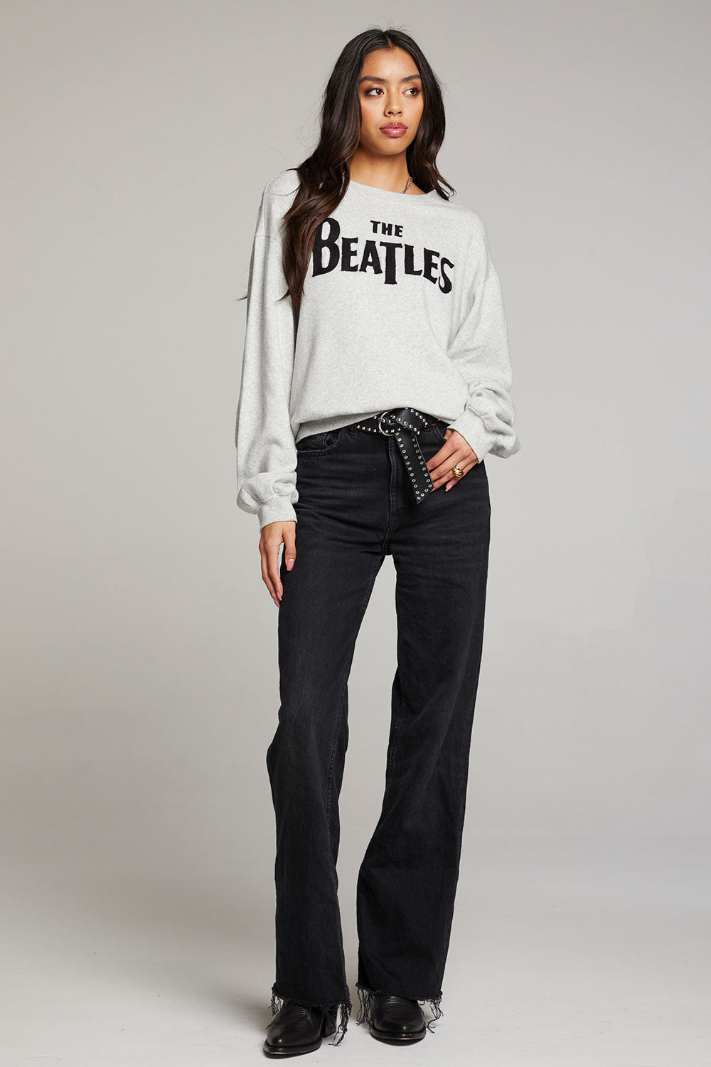 The Beatles Classic Logo Pullover WOMENS chaserbrand