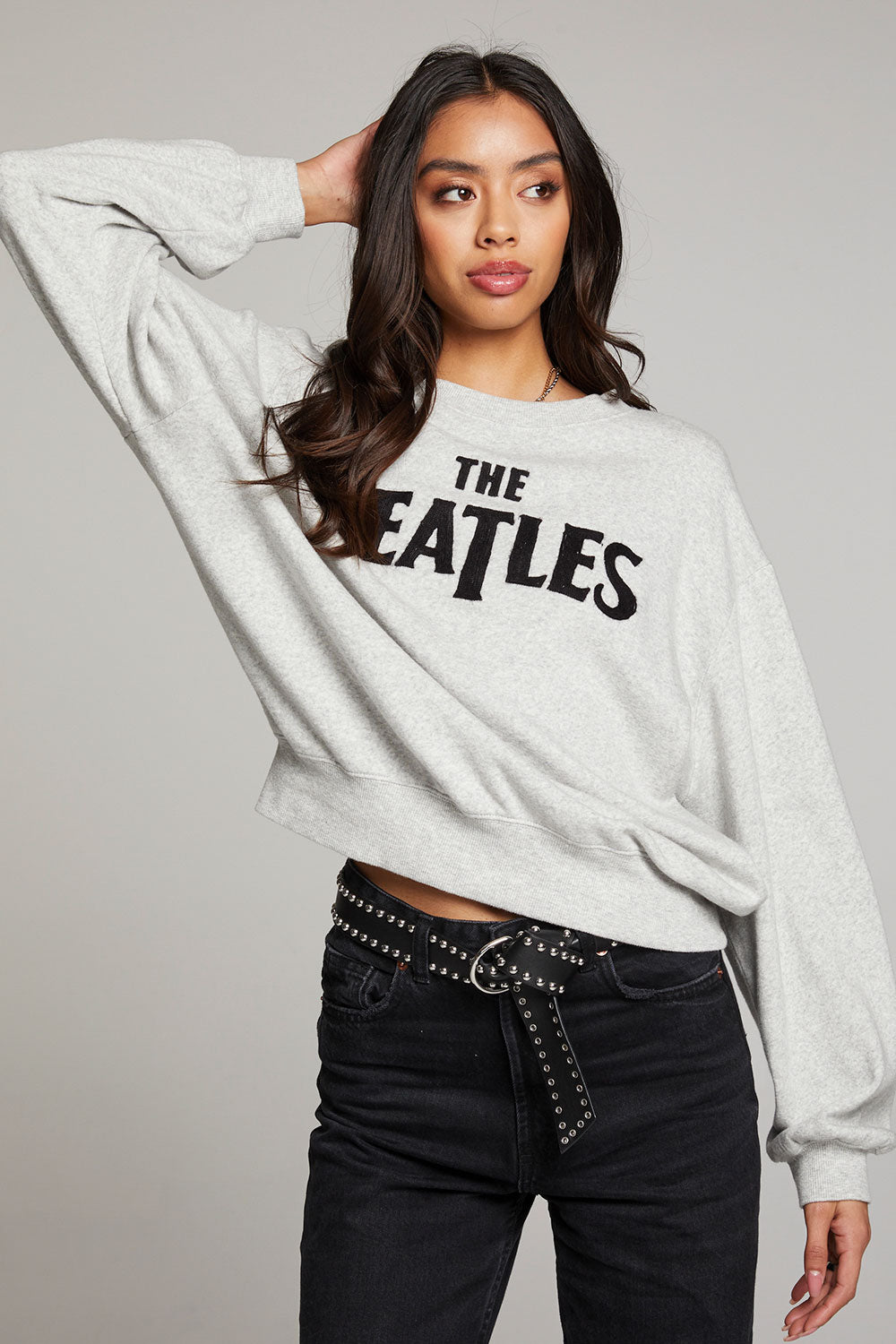 The Beatles Classic Logo Pullover WOMENS chaserbrand