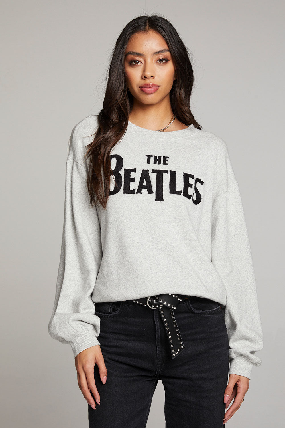 The Beatles Classic Logo Pullover WOMENS chaserbrand