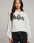 The Beatles Classic Logo Pullover WOMENS chaserbrand