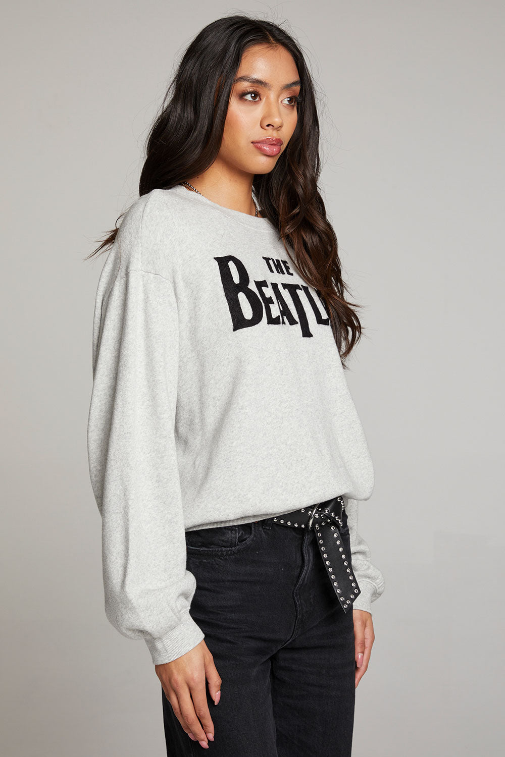 The Beatles Classic Logo Pullover WOMENS chaserbrand