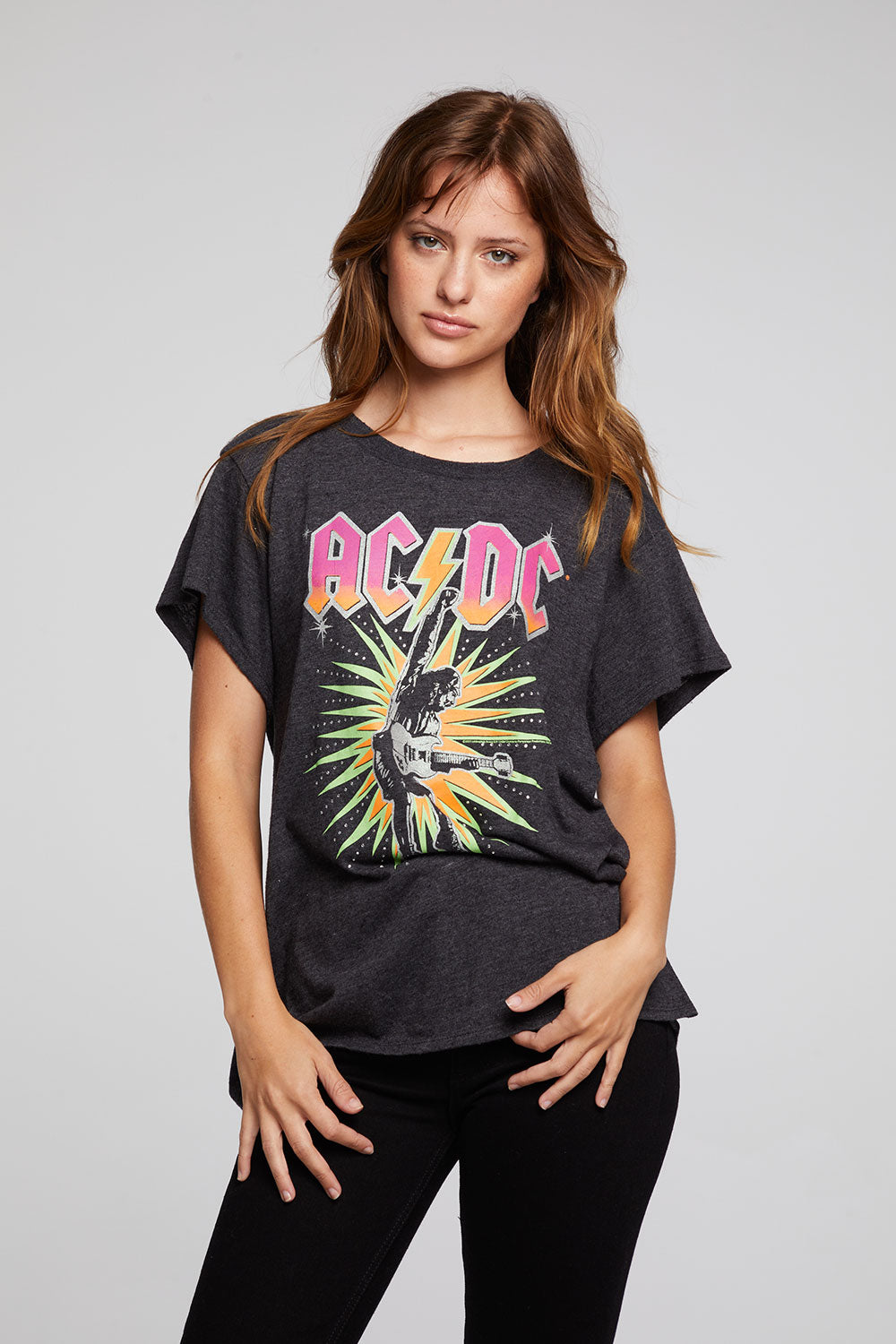 AC/DC Let There Be Rock Tee WOMENS chaserbrand