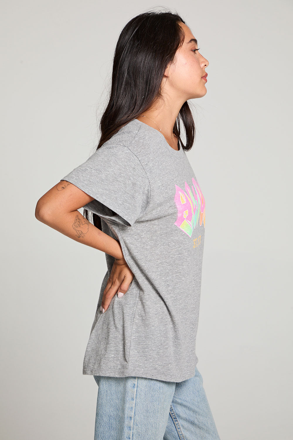 AC/DC Retro Logo 1973 Tee WOMENS chaserbrand
