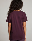 Everyday Essential Plum Perfect V Neck Tee WOMENS chaserbrand