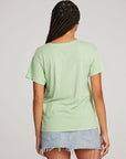 Everyday Essential Quiet Green V-neck Tee WOMENS chaserbrand