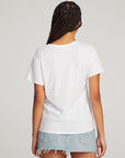 Everyday Essential White V-neck Tee WOMENS chaserbrand