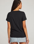 Everyday Essential Black Crew Neck Tee WOMENS chaserbrand