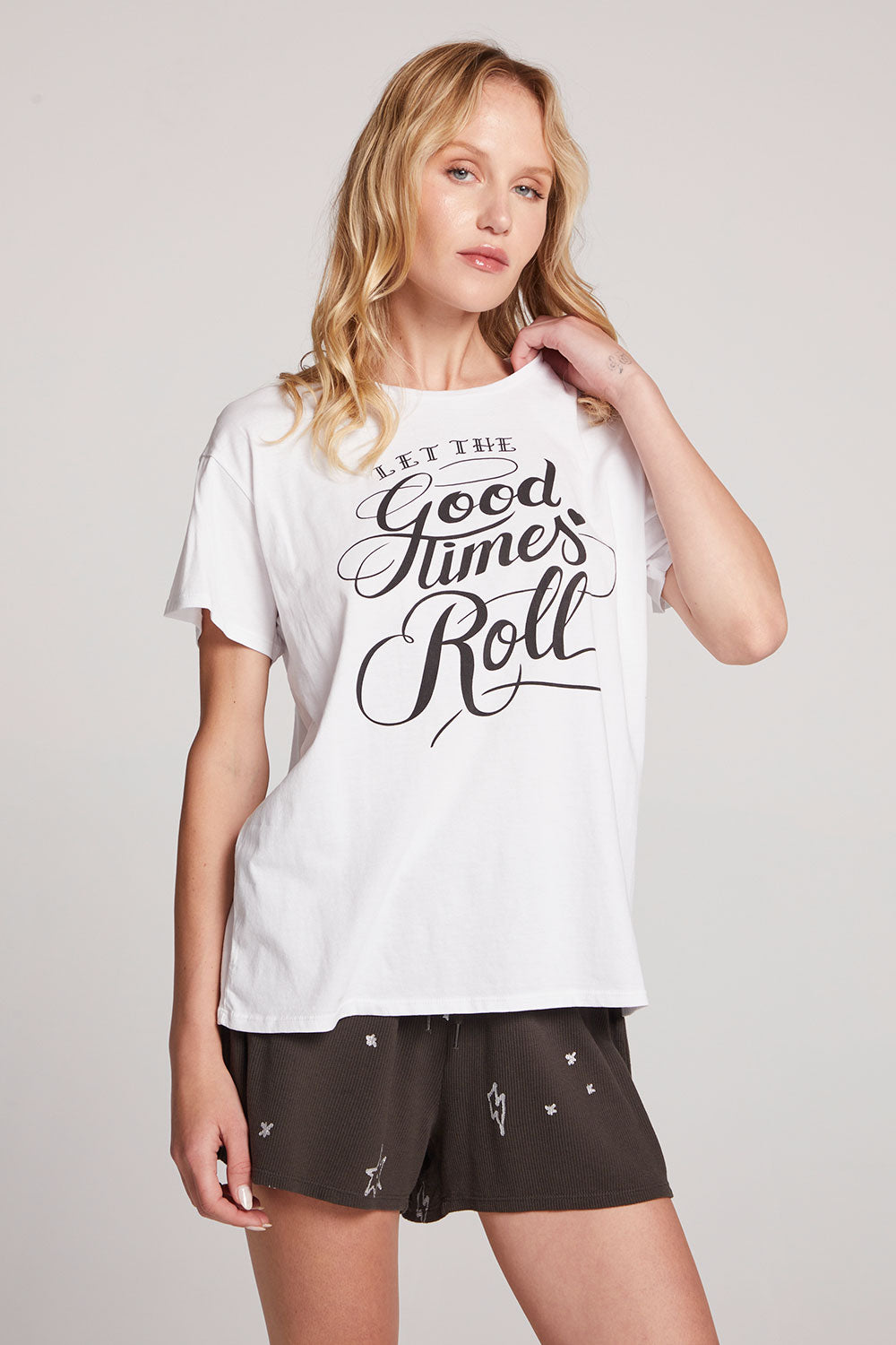 Let The Good Times Roll Tee Womens chaserbrand