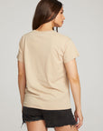 Everyday Essential Cappuccino Crew Neck Tee WOMENS chaserbrand