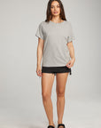 Everyday Essential Heather Grey Crew Neck Tee WOMENS chaserbrand