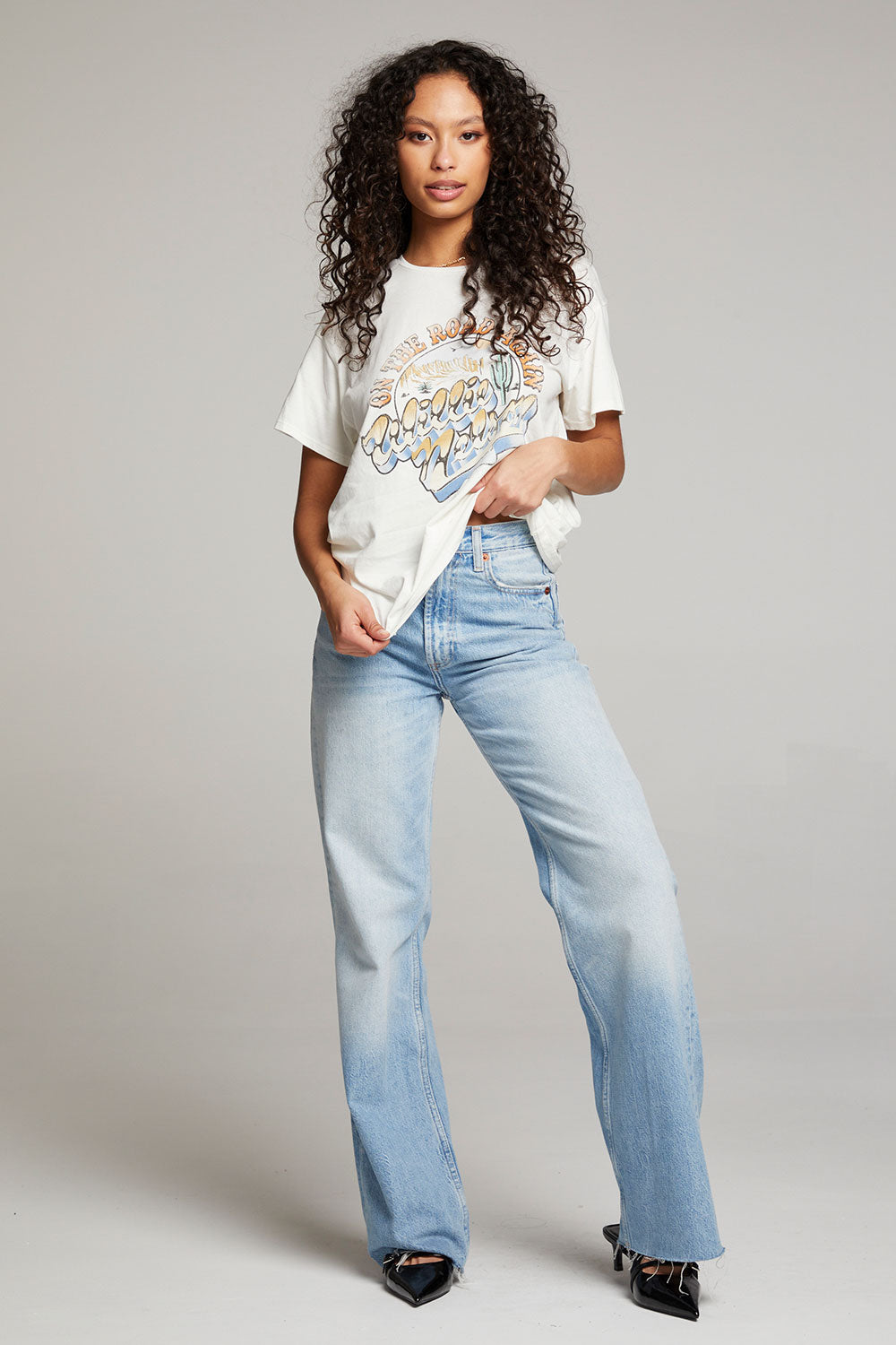 Willie Nelson On The Road Again Tee WOMENS chaserbrand