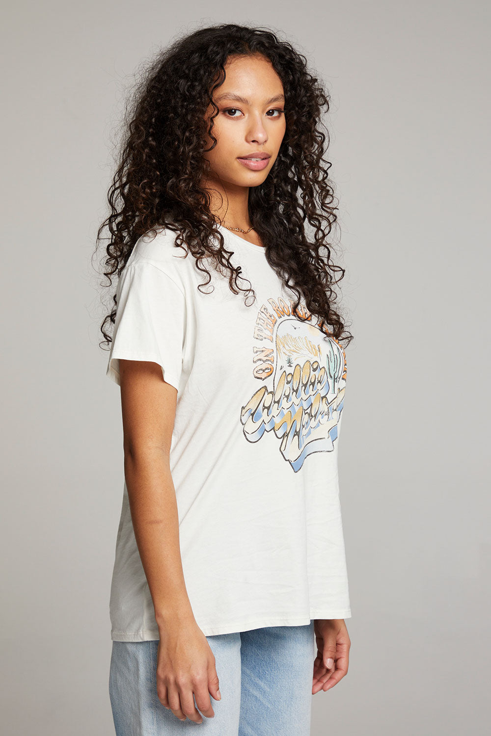 Willie Nelson On The Road Again Tee WOMENS chaserbrand