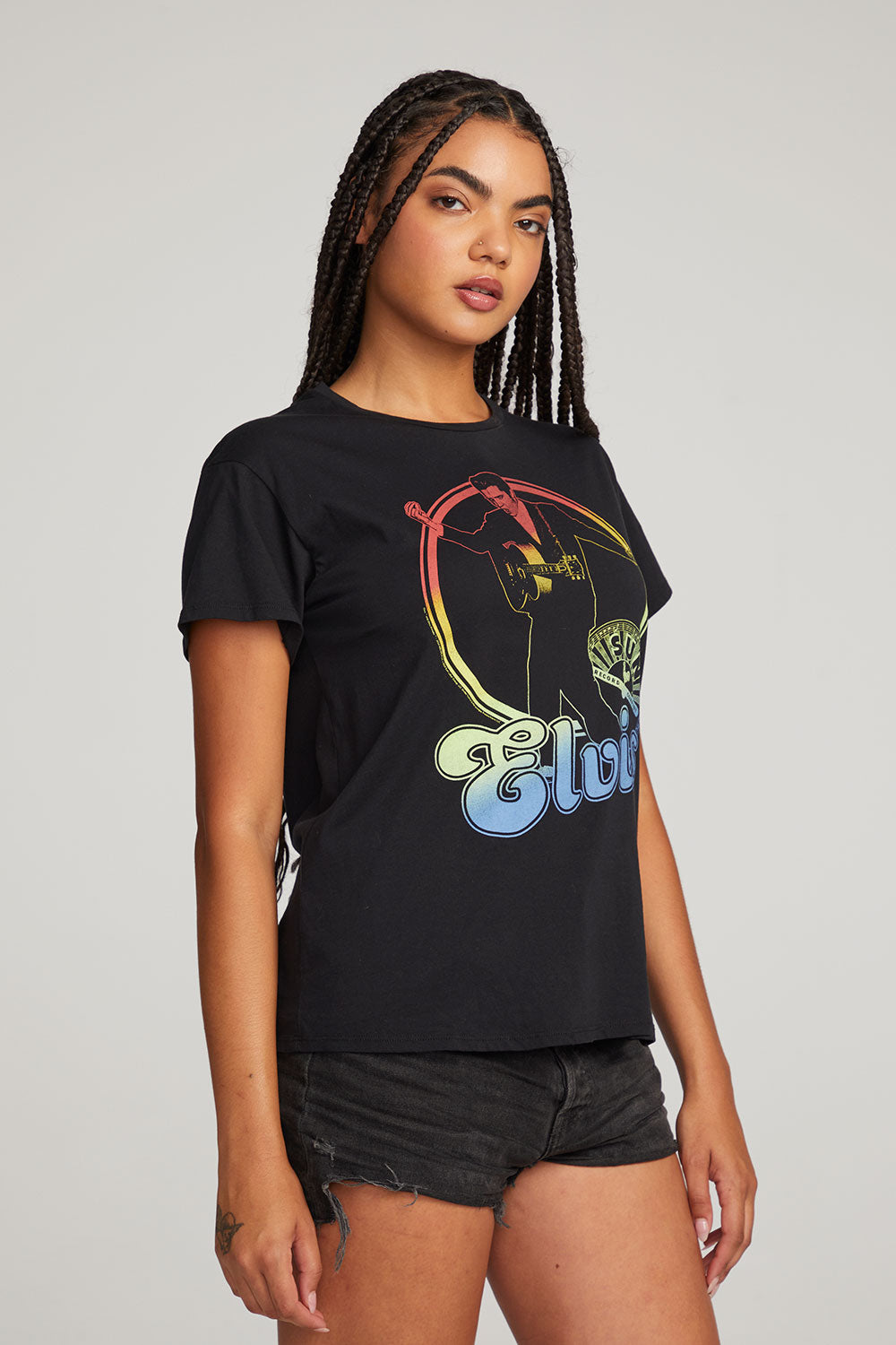 Sun Records Rainbow Elvis Tee WOMENS chaserbrand