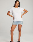 Everyday Essential White Crew Neck Tee WOMENS chaserbrand
