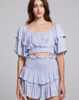 Doheny Faded Denim Blue Top WOMENS chaserbrand
