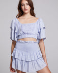 Doheny Faded Denim Blue Top WOMENS chaserbrand