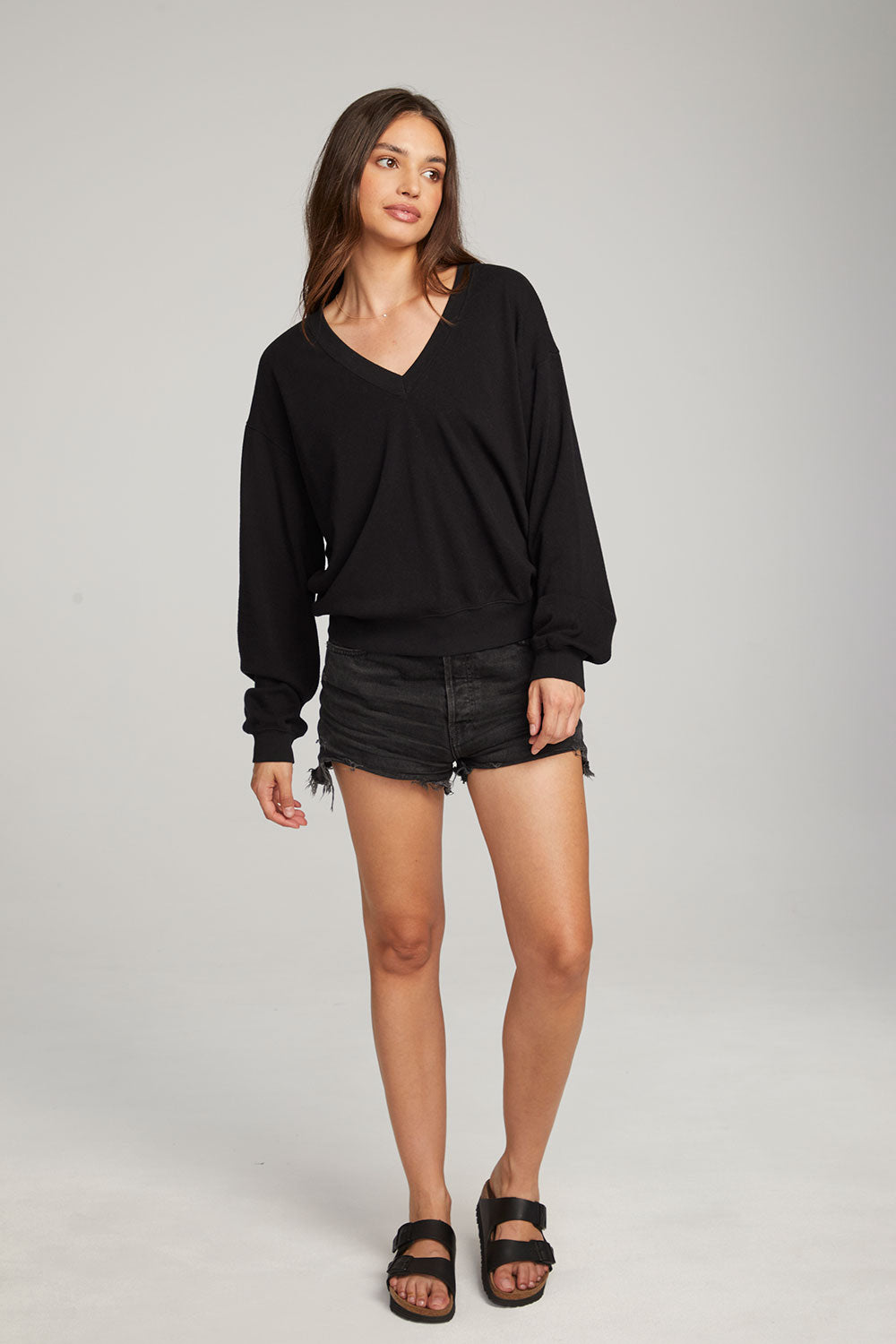 Poppy Black Pullover WOMENS chaserbrand