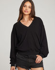 Poppy Black Pullover WOMENS chaserbrand